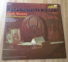 Jack Benny Great Moments In Radio Vinyl Stereo Record Album #2001 w Sleeve Rare!
