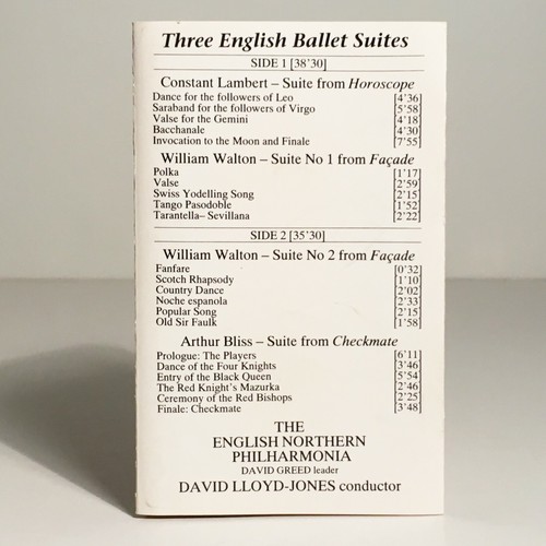 Lambert/Bliss/Walton - Three English Ballet Suites - Mint 1990 Hyperion KA66436 - Picture 4 of 5