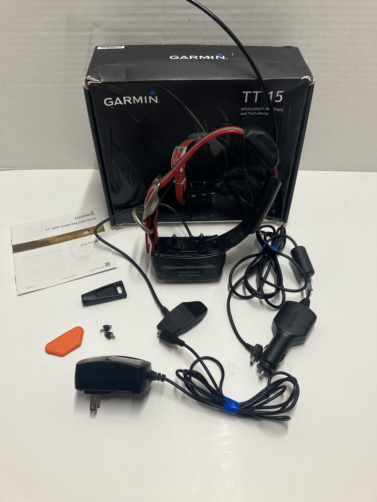 Used Garmin TT15 Collar With Chargers eBay