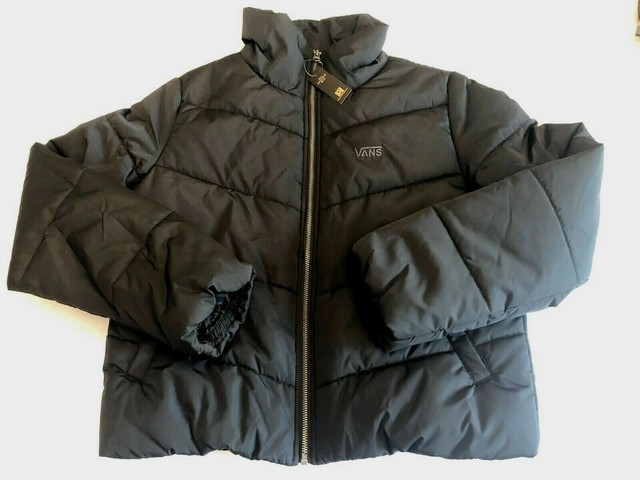 vans foundry puffer jacket black