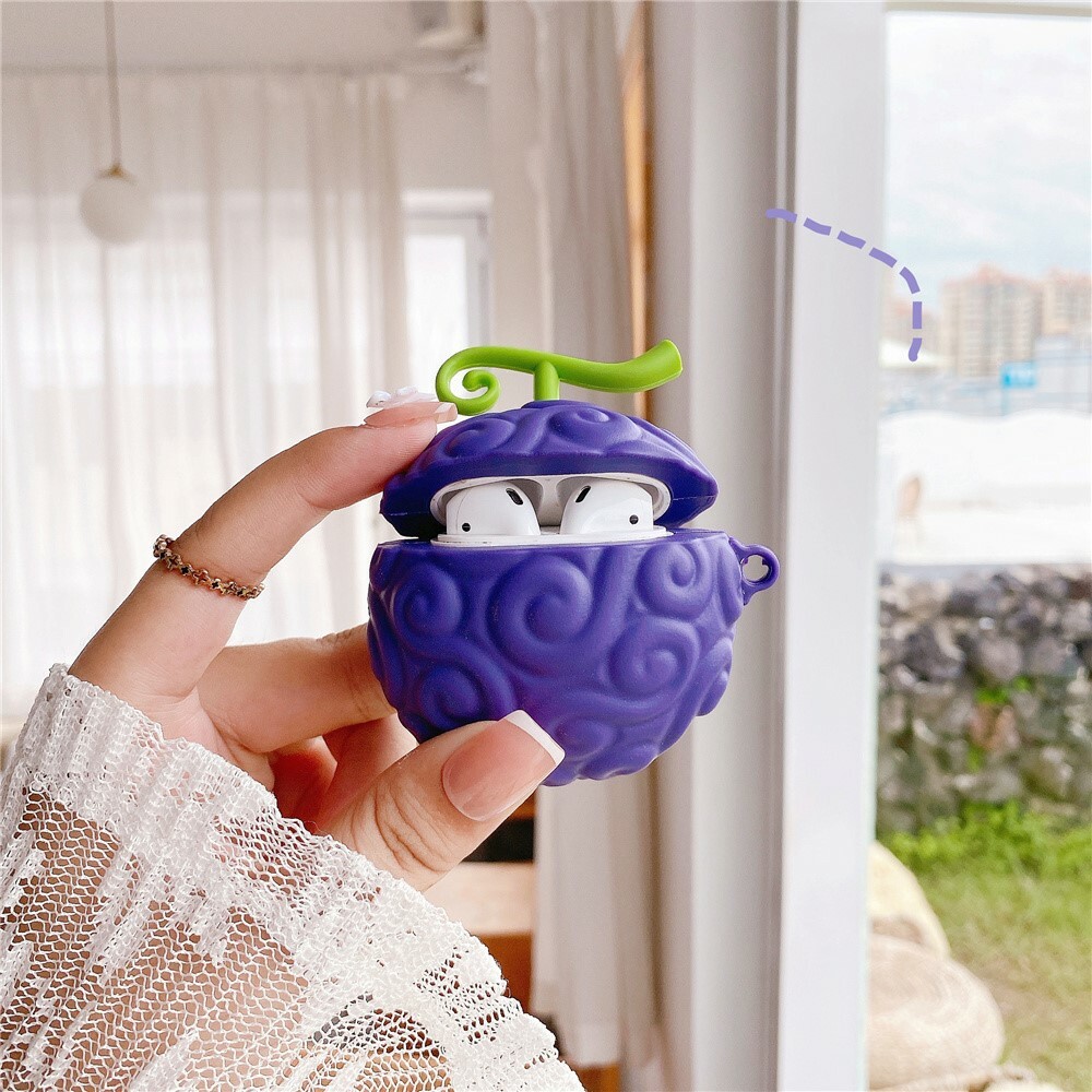 Anime One Piece Devil Fruit Protective Case Cover For Airpods 1/2 