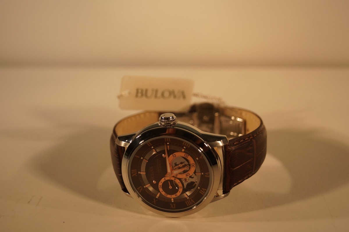 Bulova 96A120 Men's Brown Watch for sale online | eBay