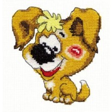 "Wow" Unprinted Counted Funny Needlework Cross Stitch Kit 26-02