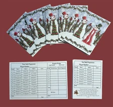 New Bridge Tallies-32 Snowmen, Made In The USA 