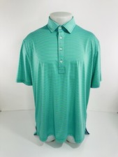 RLX RALPH LAUREN - NEW w TAGS - Striped UV / WICKING L Golf Polo Shirt