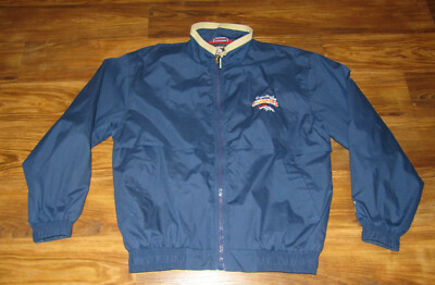 DENVER BRONCOS SUPER BOWL XXXIII Mens Full-Zip Jacket, Starter, Size M, EUC