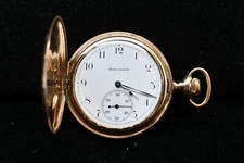 1902 Elgin 15 Jewel Hunting Gold Filled Pocket Watch WATCH208