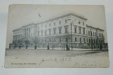 Jan 3 1907 RPPC United State Mint Philadelphia Postcard