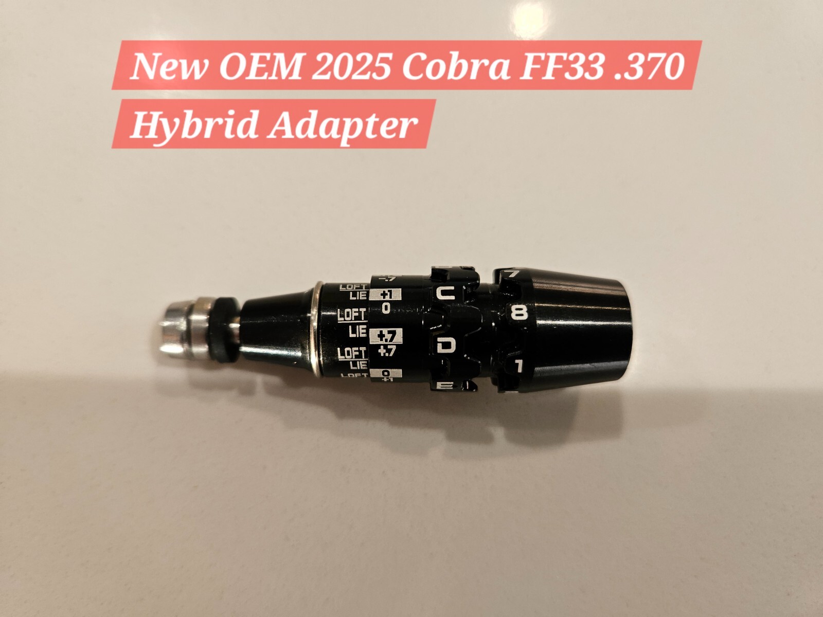 NEW 2025 Cobra DS-Adapt FF33 OEM Hybrid Adapter Adjustable .370 RH