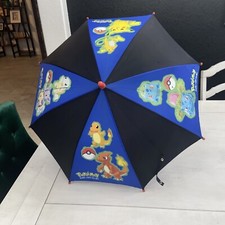 Vintage 2000  s Pokemon Umbrella Pikachu Nintendo Official Licensed 4 Character