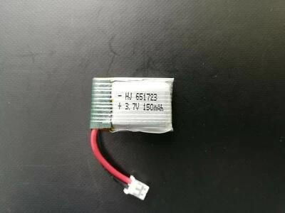 Lipo Akku Drohne RC 150mAh 3,7V 15C PH 2.0 651723