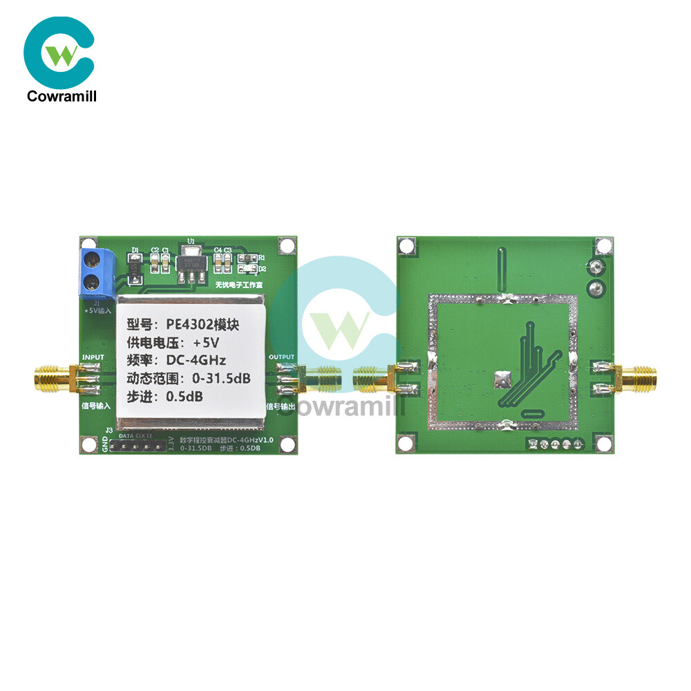 Modulo Attenuatore RF PE4302 Programmabile Digitale &ndash; DC 4GHZ 0-31,5DB Step 0,5dB