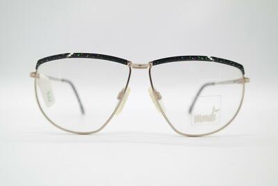 Vintage Mondi 5306 196 Gold Mehrfarbig oval Brille Brillengestell eyeglasses NOS