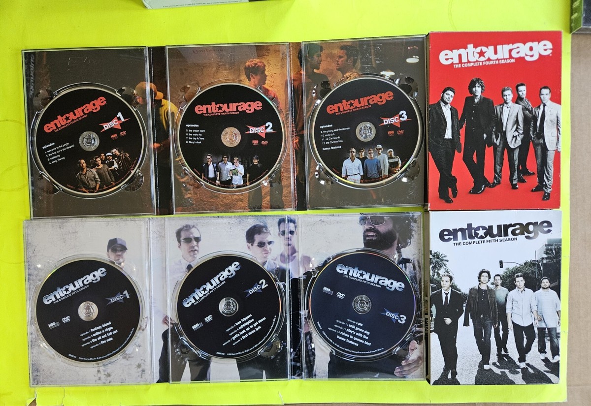 Entourage The Complete Seasons 1,2,3,4,5,6 Dvd Sets | eBay