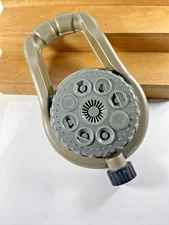 Expert Gardener 8 Pattern Turret Sprinkler Garden & Lawn Gray Metal Base