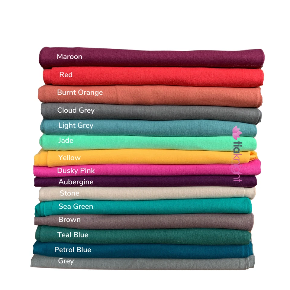 Cotton Lycra Jersey 4 Way Stretch T-Shirt Dressmaking Fabric Q35 By Tia Knight - Image 2 of 4