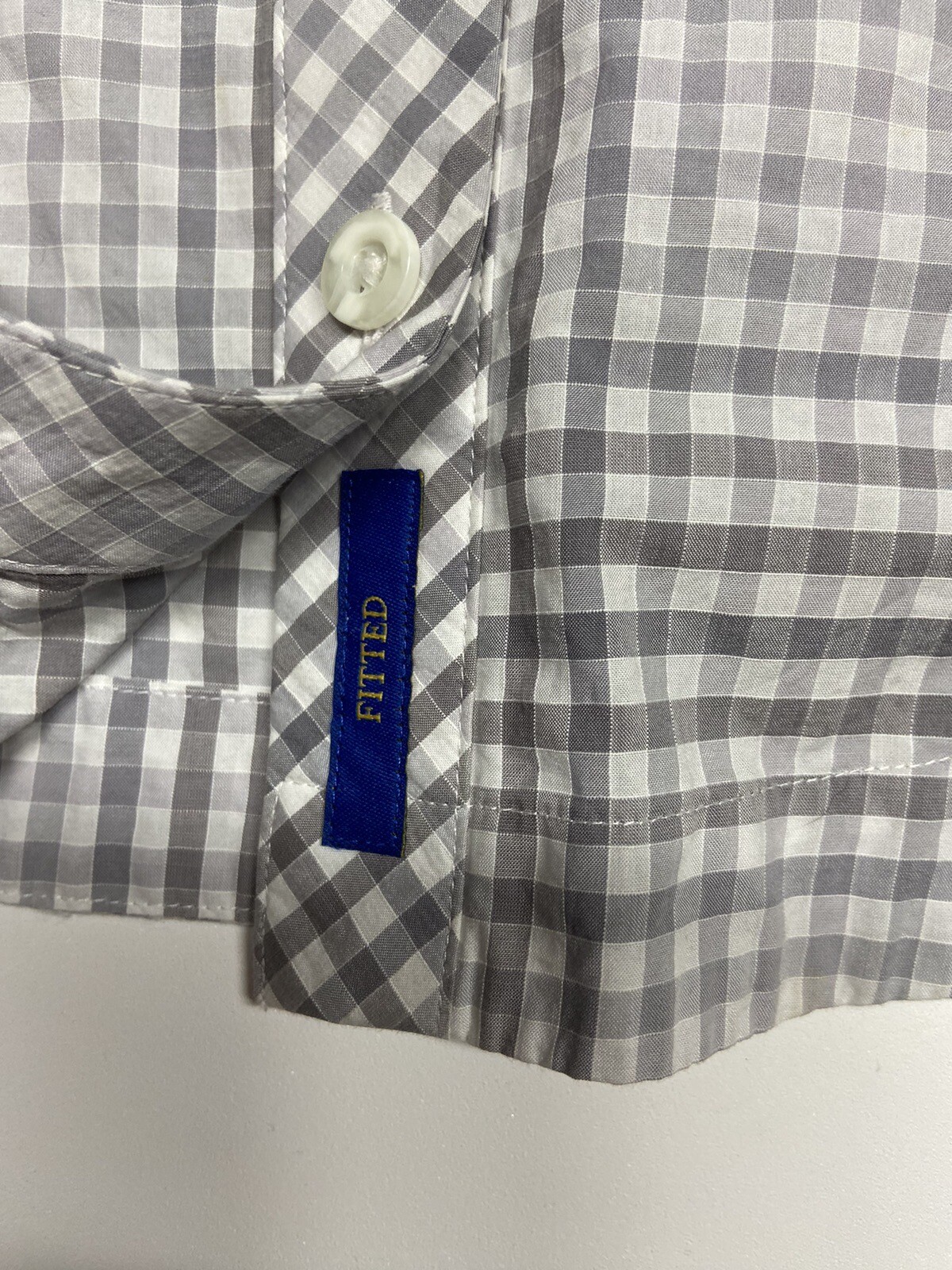 Pendleton Gingham Short Sleeve Button Down Fitted… - image 2