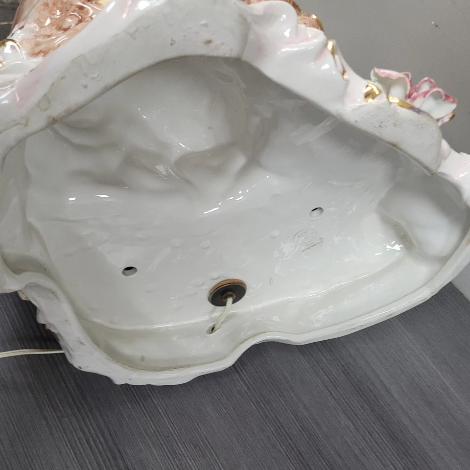 CAPODIMONTE 3 FIGURAS De Colección Porcelana Pianista Estatuilla Estatua Lámpara de Mesa Foto 2 de 4