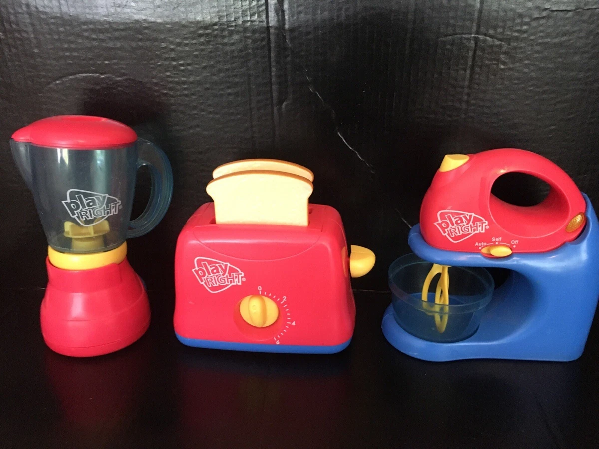 Play Right kitchen toys Blender toaster 2 toast and mixer eBay