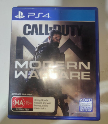 Call of Duty: Modern Warfare (PlayStation 4, 2019)  game