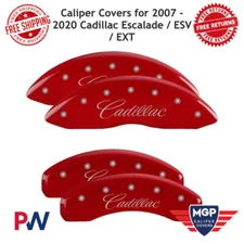 MGP Aluminum Red Caliper Covers for 2007 - 2020 Cadillac Escalade / ESV / EXT