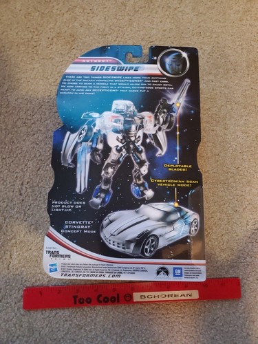 Transformers Dark Of The Moon Deluxe Class ToysRus Scan Series Sideswipe New - Picture 2 of 2