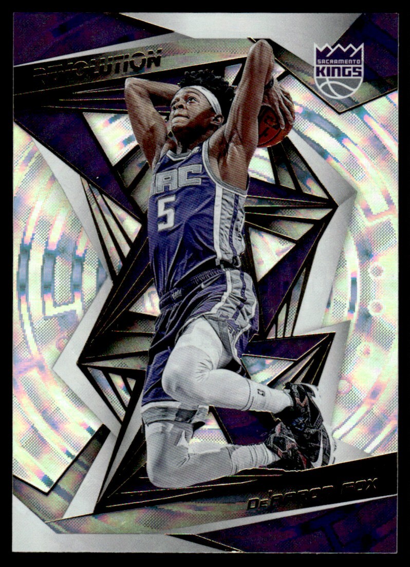 2019-20 Panini Revolution - De'Aaron Fox #47 Fractal for sale