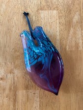Heart Shaped Double Hanging Multicolored Glass Vase