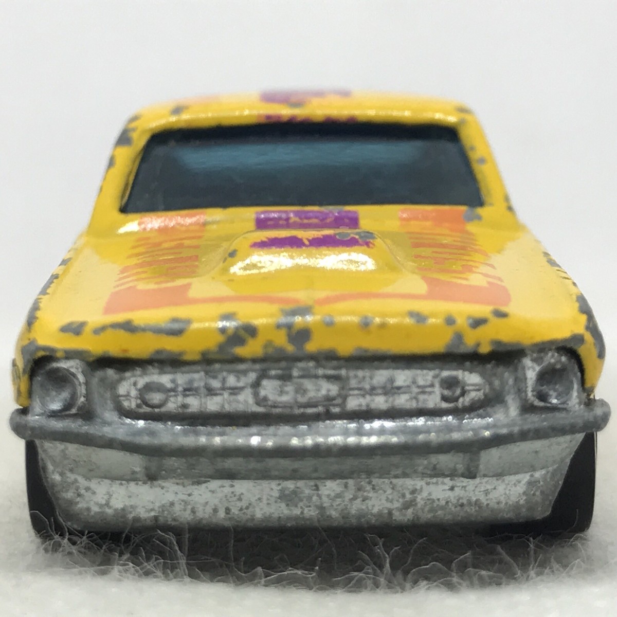 VINTAGE HOT WHEELS REDLINE MUSTANG STOCKER 1974 BANDE ORANGE