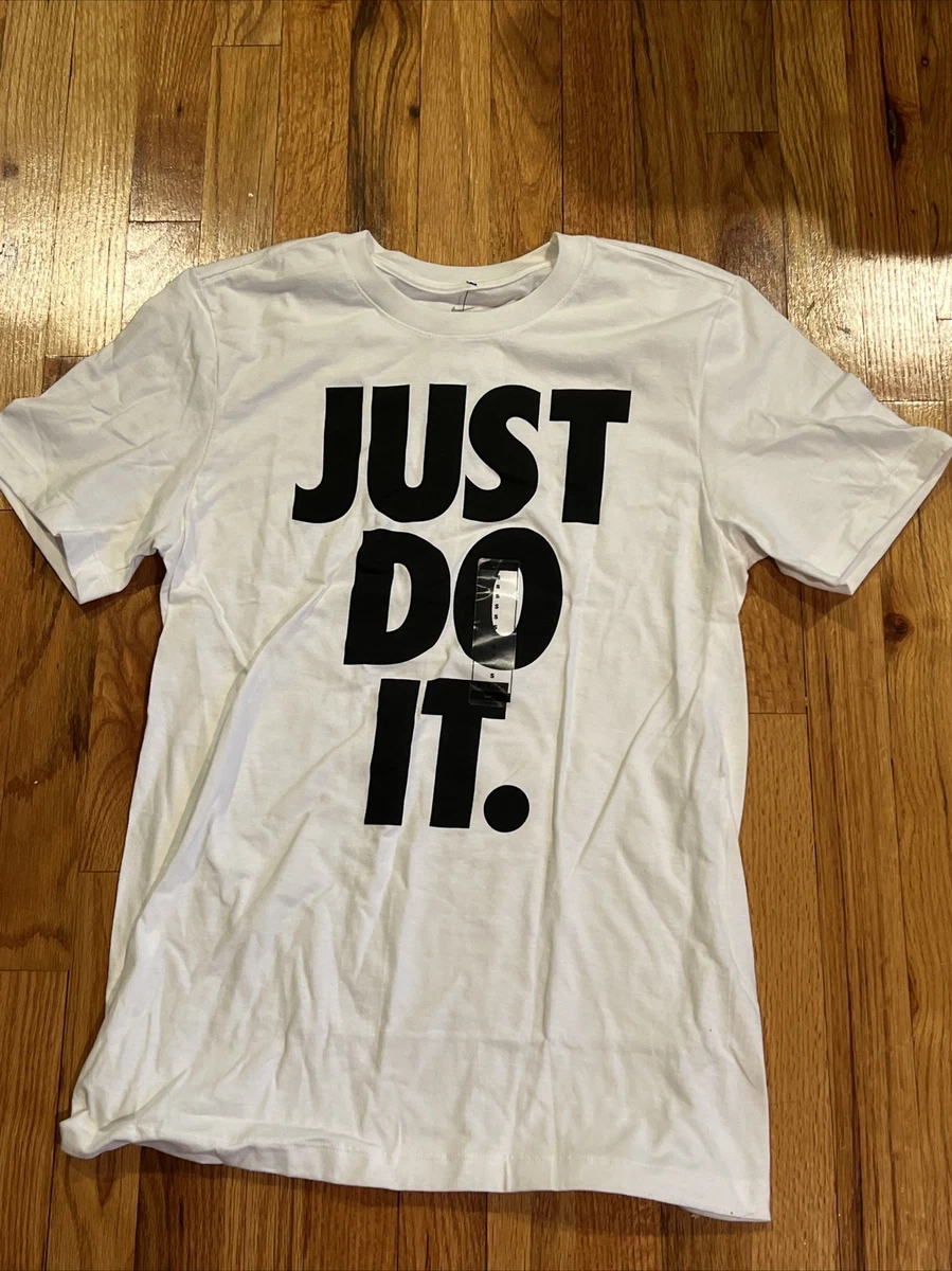 Just do it white clearance shirt