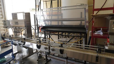 Complete Bottling/Packaging Line: Inline Filler, Labeler, Capping, Mixing Tank++
