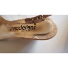 Vintage MAGDESIANS Cork and Clear Sling-back Shoes with Gold bows 8 1/2 M — photo 5
