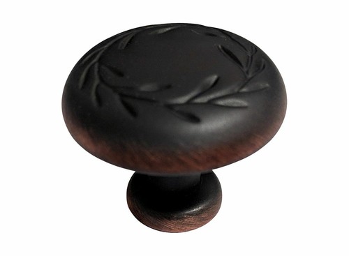 Perillas de bronce frotadas con aceite oscuro tirones manija de gabinete de cocina hardware armario tocador - Imagen 4 de 24