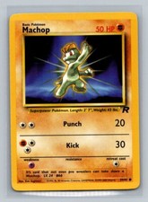 2000 Pokemon TCG Wizards of the Coast Team Rocket Machop #59 Unlimited