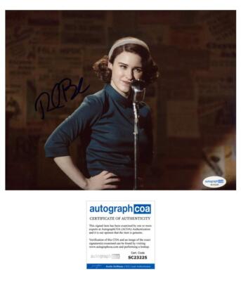 Rachel Brosnahan ''The Marvelous Mrs. Maisel'' AUTOGRAPH Signed 8x10 Photo B ACOA