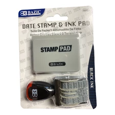 Date stamp & Ink pad black Ink Extreme quality for long lasting performance 2031