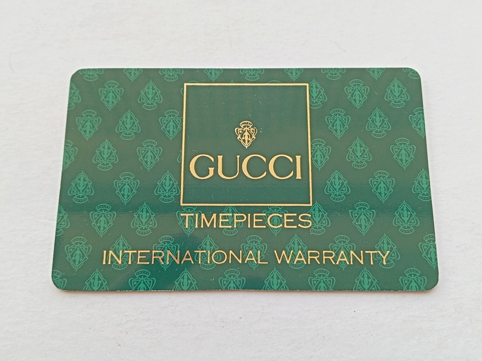 GUCCI Watch Garanzia Warranty Card Booklet (Unwritten)