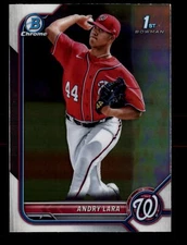 2022 Bowman Chrome Prospects #BCP-70 Andry Lara Washington Nationals