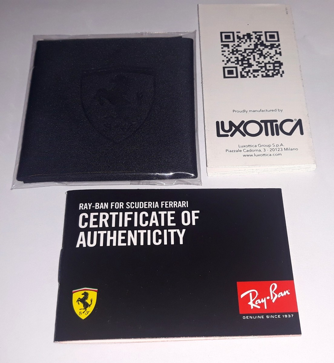 Ray-Ban Ferrari Original Case For Sunglasses In Box New With