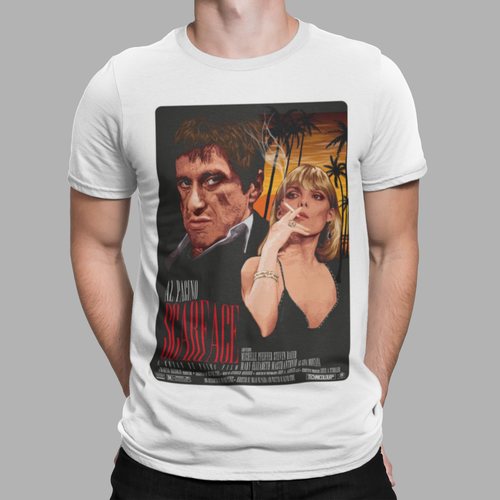Al Pacino Retro Movie Poster Miami Tee 