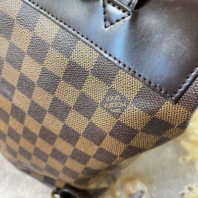 BUYIT02 LOUIS VUITTON DAMIER SOHO BACKPACK N51132 NQ06301 LOUIS VUITTON Soho Damier ebene Backpack Brown Leather PVC  main image 3