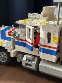 Vintage Lego Model Team 5580 Highway Rig (missing 2 pcs & stickers, no manual)