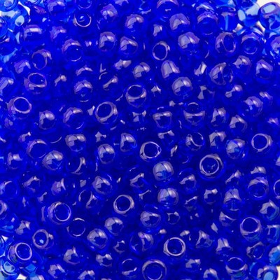 11/0 TOHO ROUND Transparent Cobalt Seed Bead (8g)