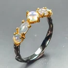 Gemstone Natural Opal Ring 925 Sterling Silver Size 7 /R466879