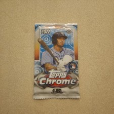 2022 Topps Chrome Sonic Baseball Factory Sealed Black White Raywave HOT PACK RC?