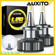 AUXITO H7 LED Headlight Bulb High Beam 6500K Cool White Bulbs Bright Lamp  2/4X
