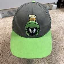 Six Flags Marvin the Martian 1997 Vintage Looney Tunes Embroidered Snapback Hat