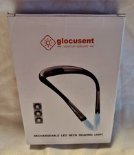 Glocusent Upgraded LED Neck Reading Light - New In Box!