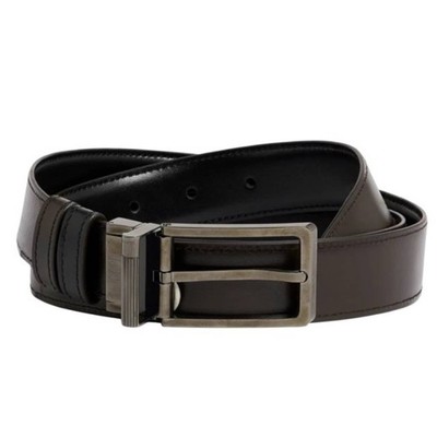 Dunhill Reversible 30mm Smooth Leather Belt, Size 42''