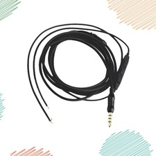 Headphone Extension Cable Headphones Volume Semi-finished Wire Black Earphone